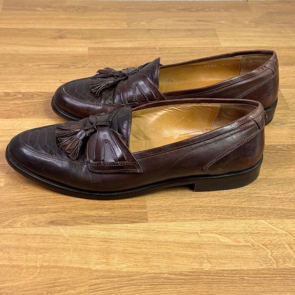 Johnston & Murphy Chello Mens Shoes Made‎ In Italy 9.5M